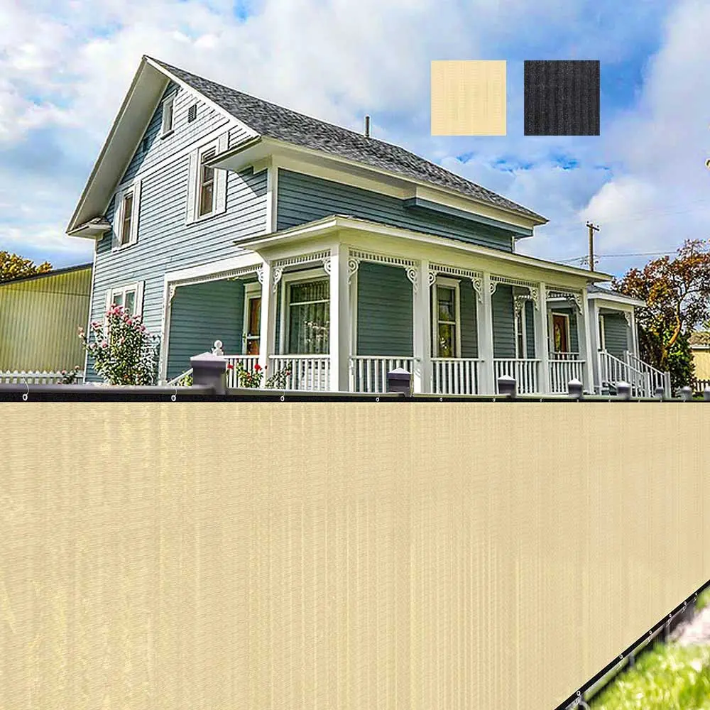 Yescom Residential 90% Privacy Screen Fence 6'X25' 1