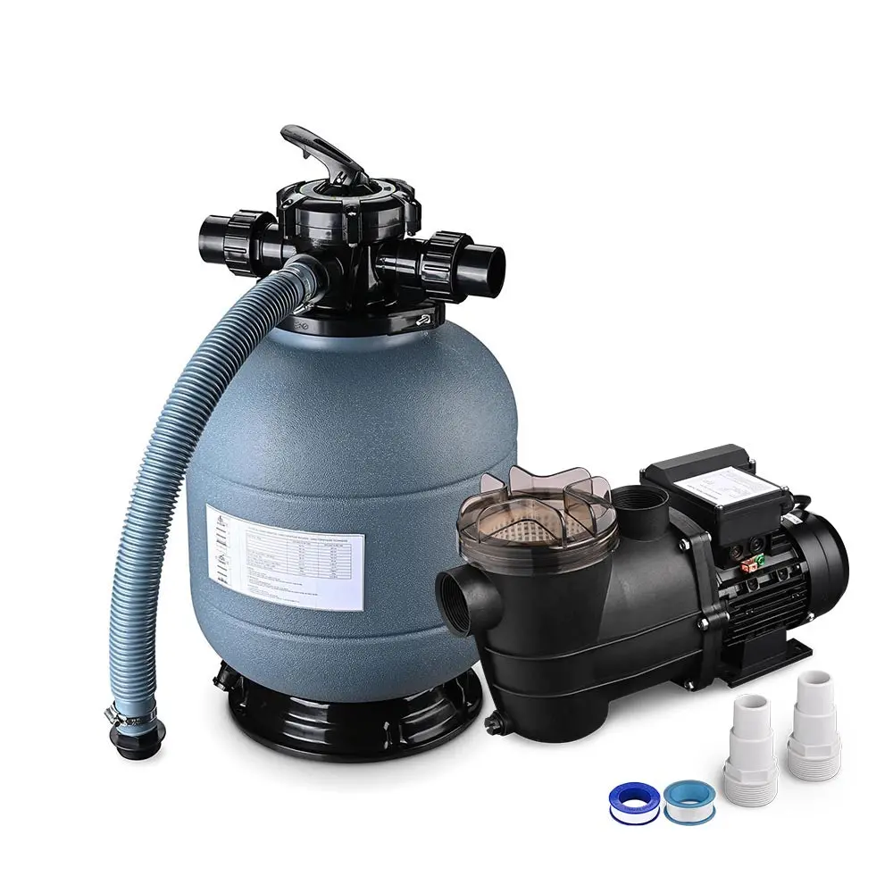 Yescom 16" Sand Filter And 3/4 Hp Above Ground Pool Pump 5-Way 1