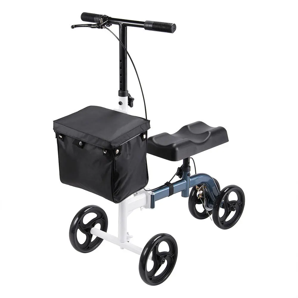 Yescom Knee Walker Scooter W/ Basket Foldable Medical Steerable 1