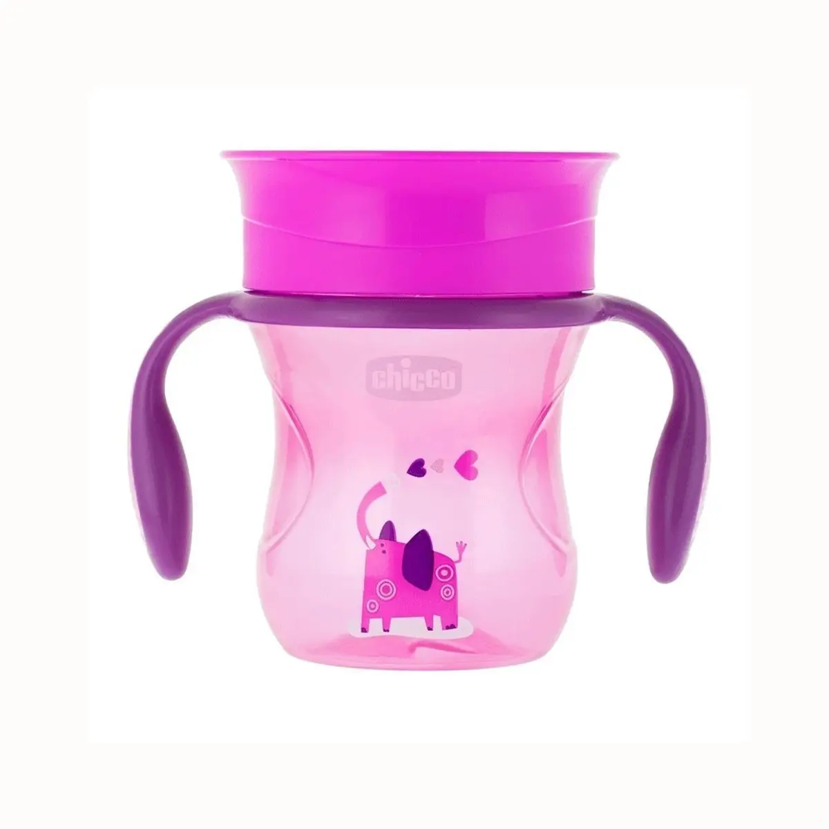 Vaso Perfect 360 Rosa 12M+ Chicco 1