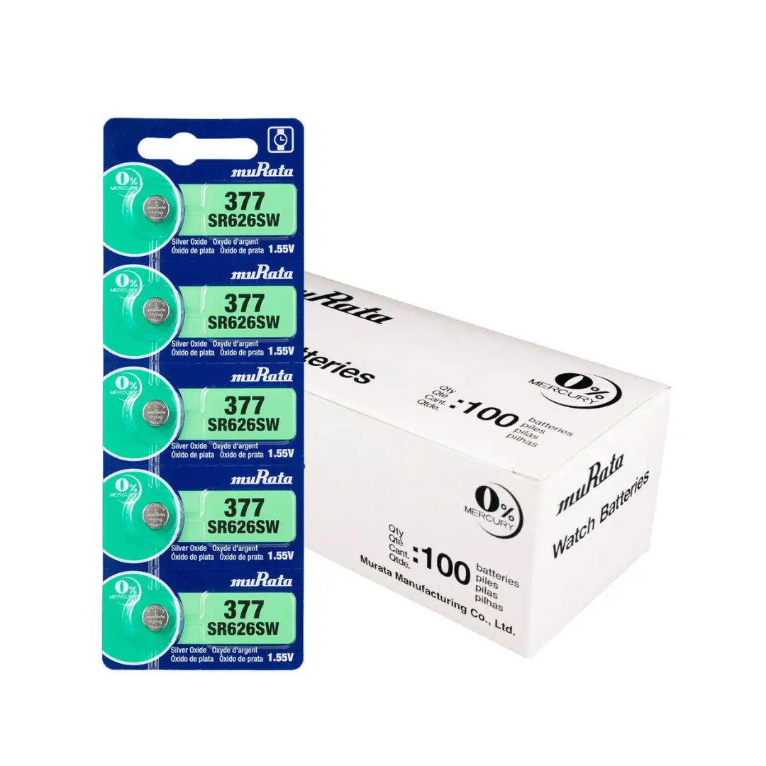 377 Sr626sw Sr626 V377 Silveroxide Watch Battery Sr66 Tr626w (5 Pack) 1