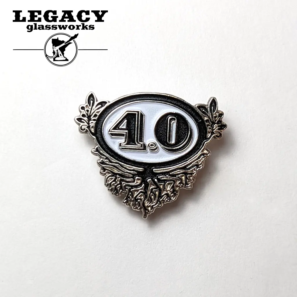 4.0 (Eric Ross) Logo Enamel Pin 1