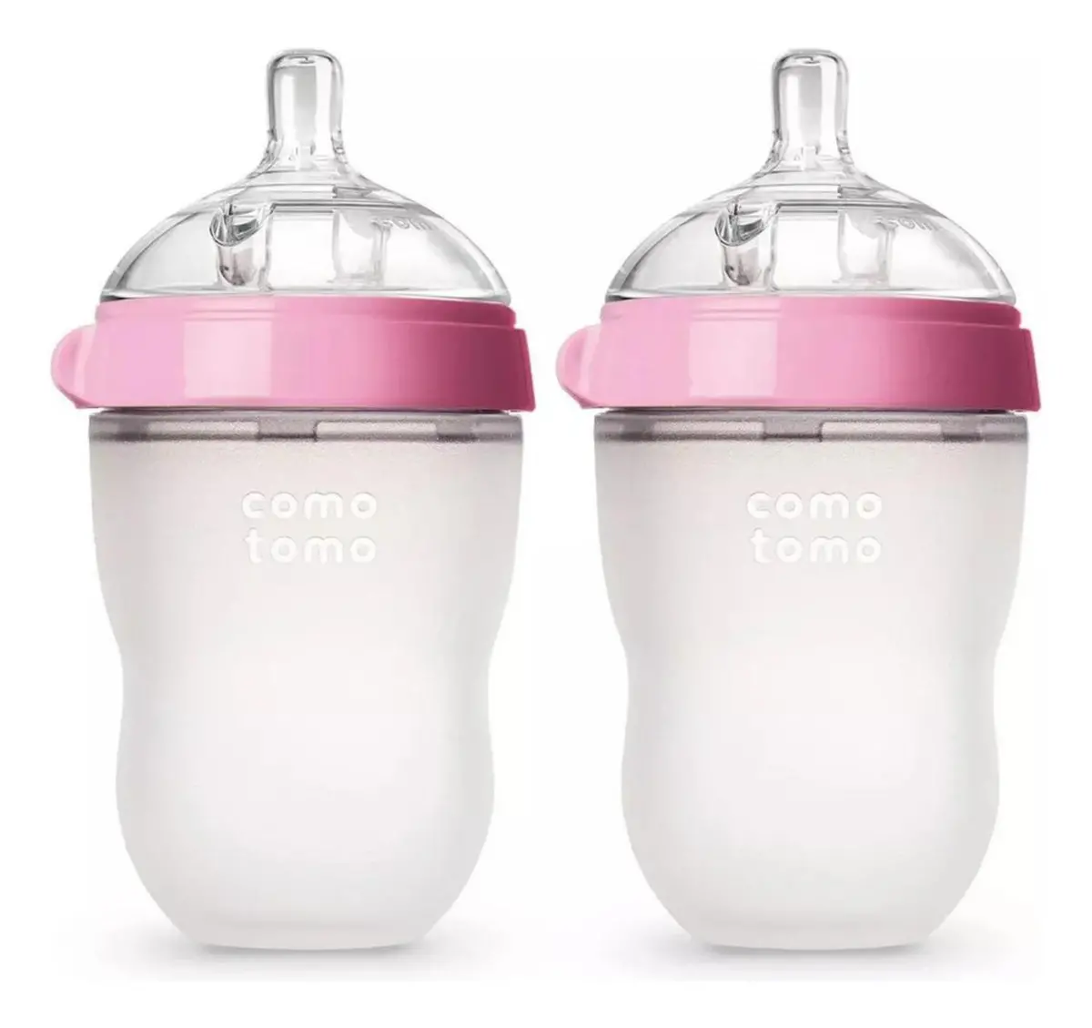 Biberon Silicon Rosa 2Pk 8Oz 250Ml Comotomo 1