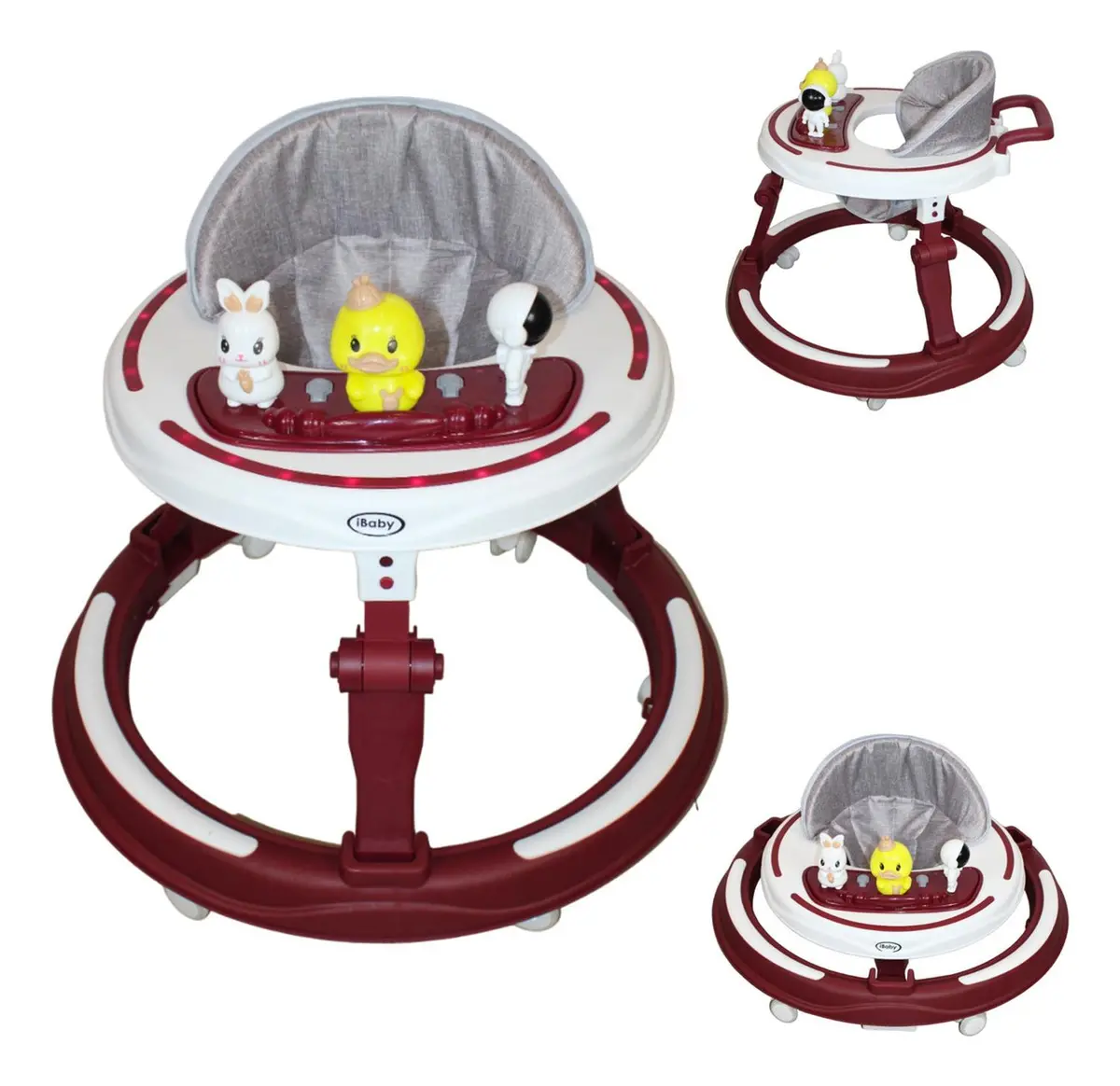 Andadera Para Bebé 3 En 1 Musical Con Luces Led - Ibaby 1