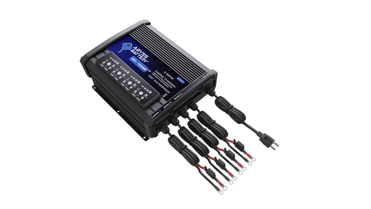 Abyss® 4 Bank 12V On-Board Marine Battery Charger 1