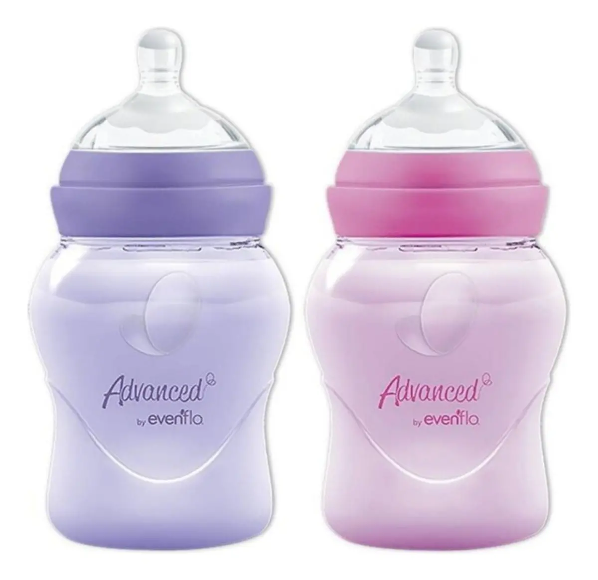 Set 2 Biberones Advance Niña 5Oz Evenflo 1