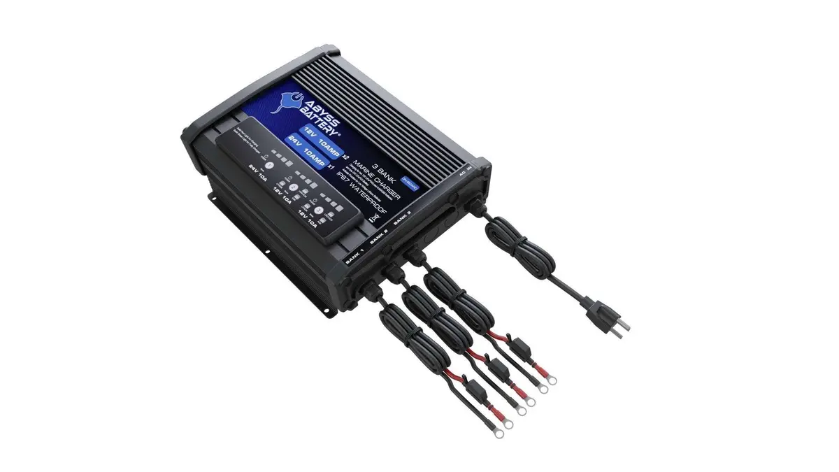 Abyss® 3 Bank 12V/24V On-Board Marine Battery Charger 1