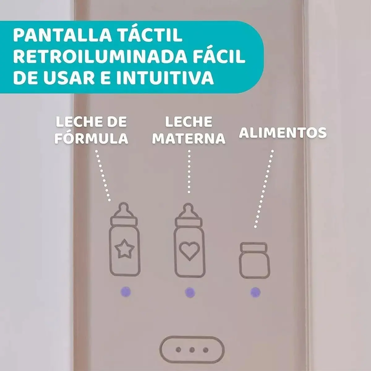 Calentador De Biberones Digital Chicco Blanco 2