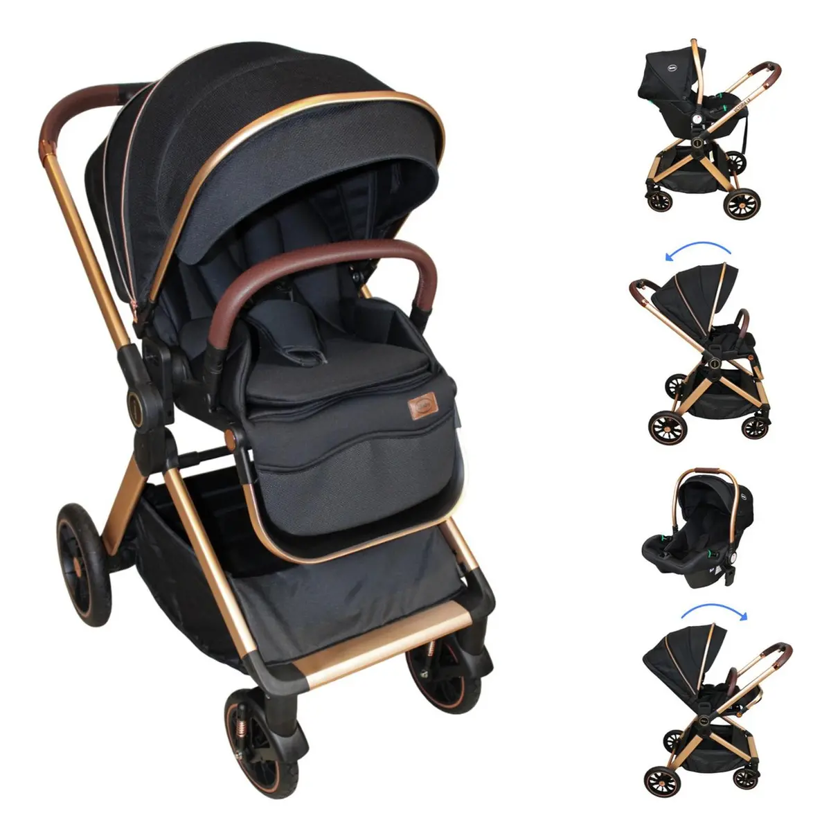 Carriola Reversible 4 En 1 Victoria Porta Bebe Ibaby 1
