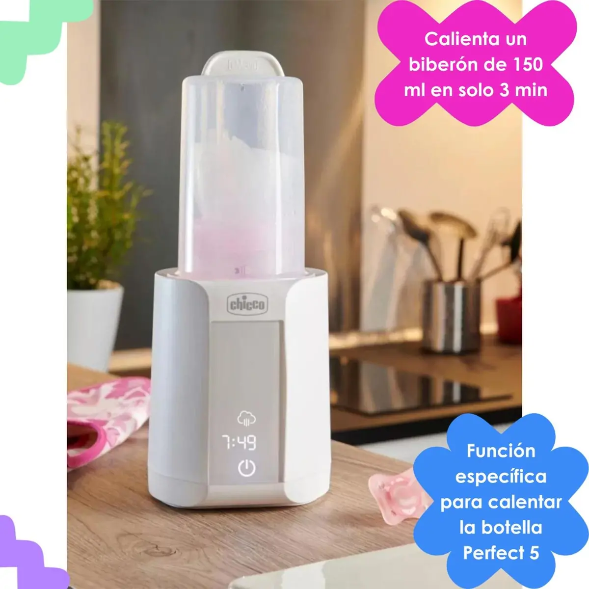 Calentador De Biberones Y Esterilizador - 8058664158850 Chicco 2