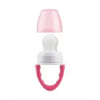 Chupon Para Frutas De Silicon Rosa Dr Brown's 1