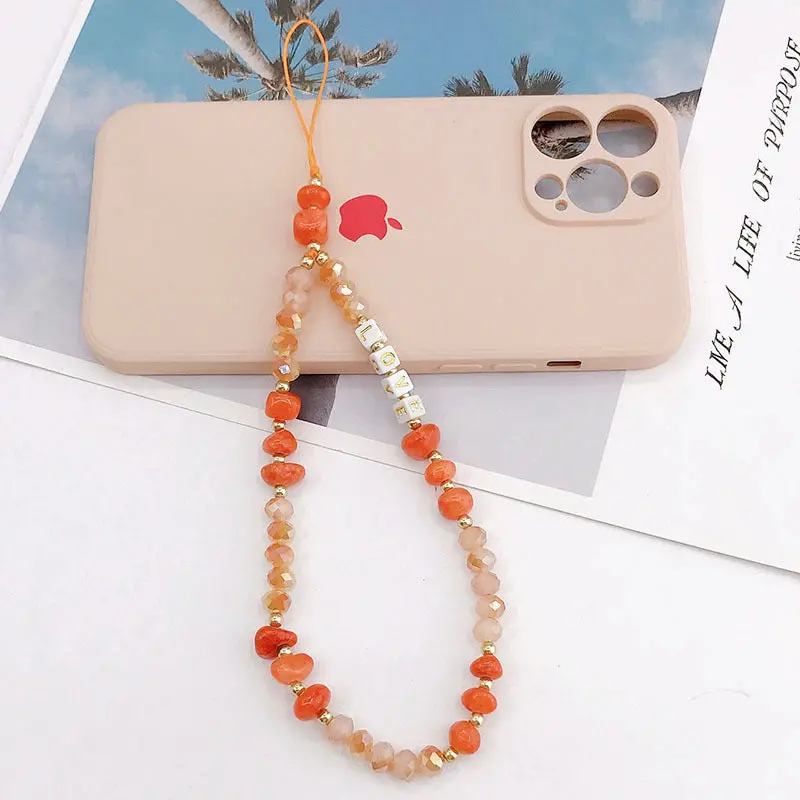 Crystal Love Fancy Phone Charm Multiple Colors Available 3