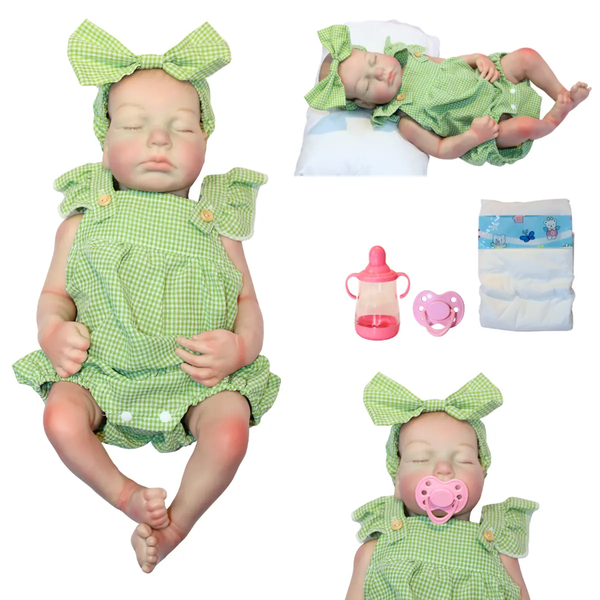 Muñeca Reborn Stella 42 Cm Realista De Silicona Con Ropa Y Accesorios 1