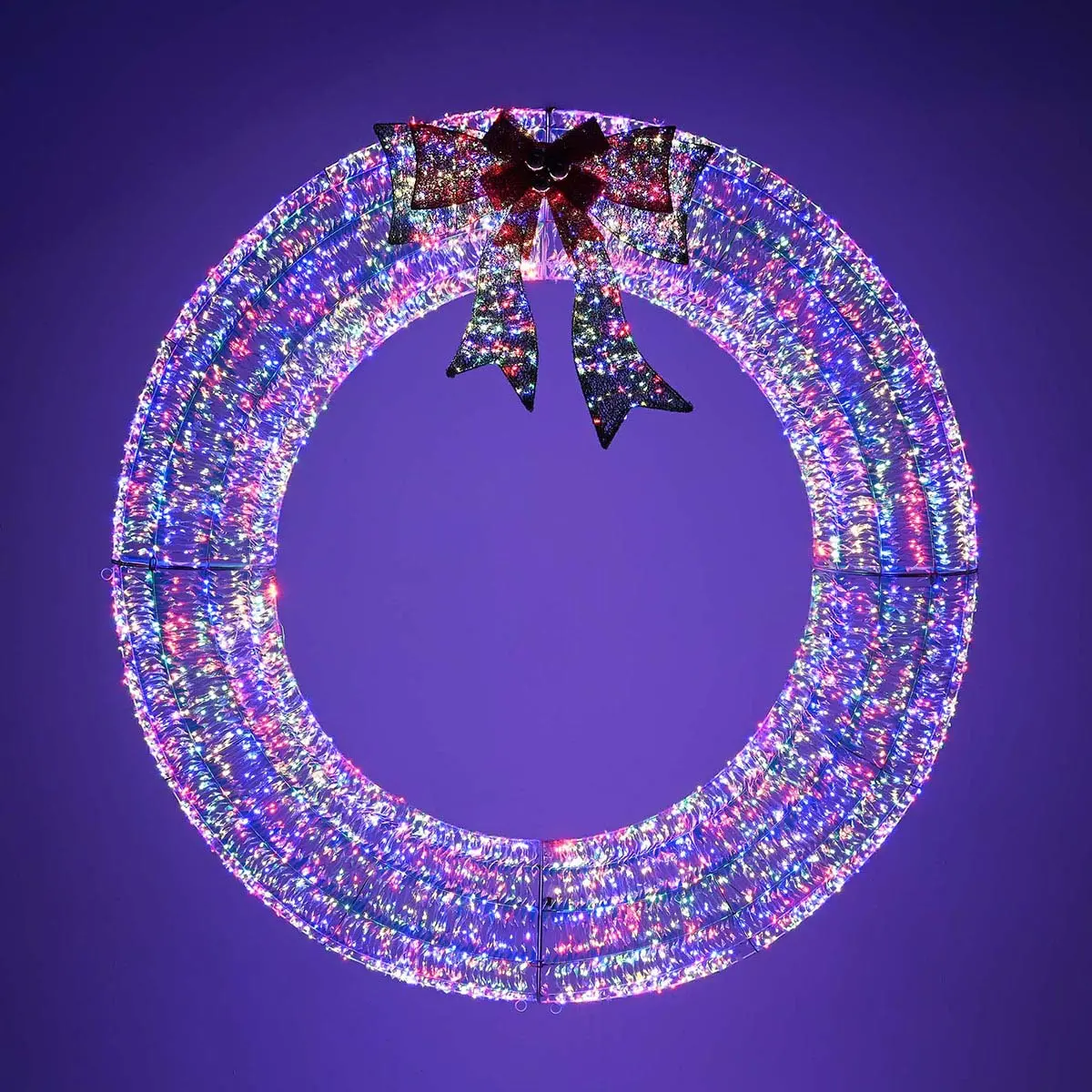 Yescom Giant Outdoor Prelit Christmas Wreath 60 Inch 1