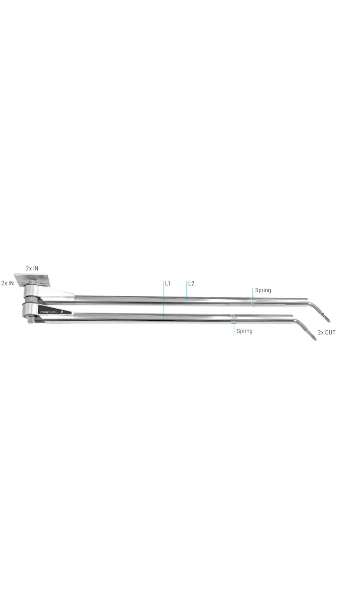 Mosmatic – Dual Ceiling Boom - Ddf - 7Ft 5In - 63.459 1