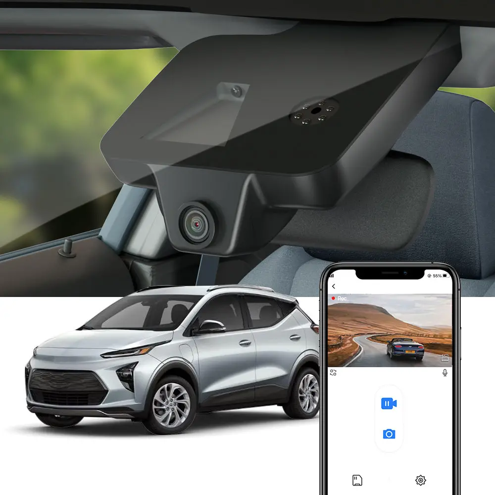 Fitcamx Dash Cam For Chevrolet Chevy Bolt Ev Euv 2022- 2024 1