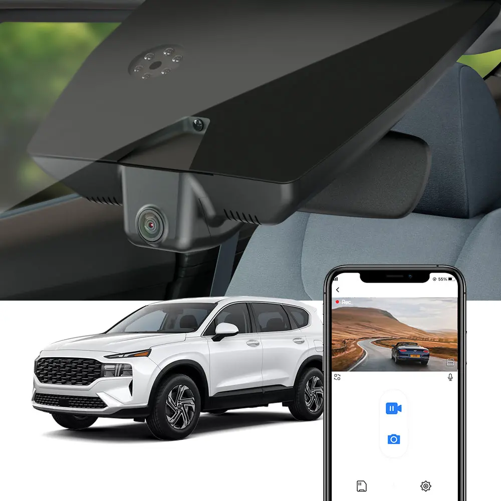 Fitcamx Dash Cam For Hyundai Santa Fe 2021-2023 (4Th Gen) 1