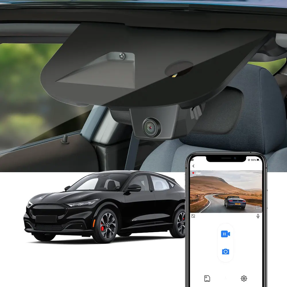 Fitcamx Dash Cam For Ford Mustang Mach-E 2021-2025 1