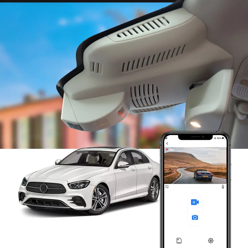 Fitcamx Dash Cam For Mercedes-Benz E-Class 2017-2023 W213 (5Th Gen) 1
