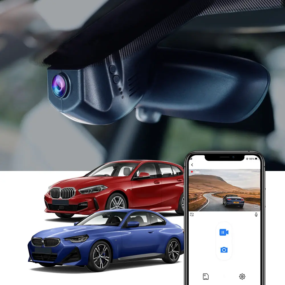 Fitcamx Dash Cam For Bmw 1 Series (F40 F20 F21) 2 Series (G42 F22 F23) 1