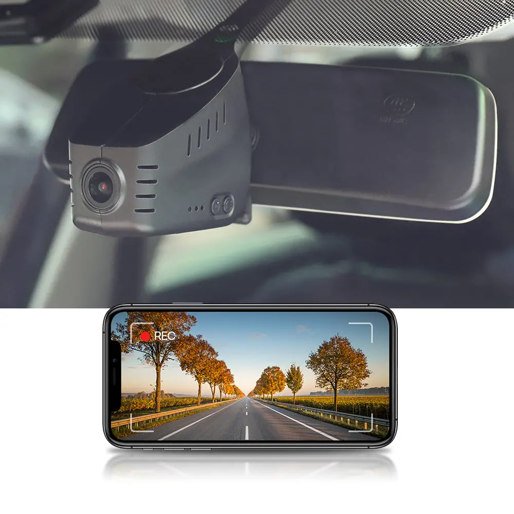 Fitcamx Dash Cam For Volkswagen Universal 1