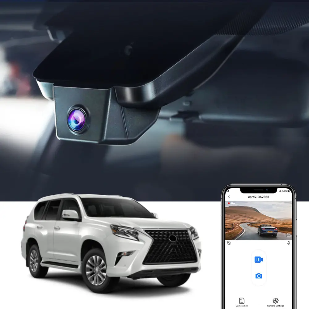 Fitcamx Dash Cam For Lexus 2016-2018 Es / 2016-2020 Gs 1
