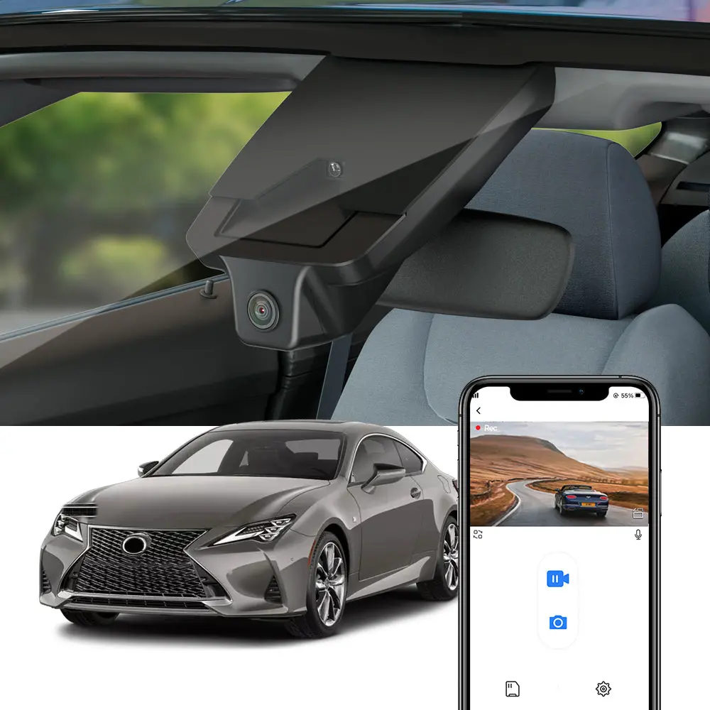 Fitcamx Dash Cam For Lexus Rc300 Rc350 Rc F 2018-2025 1