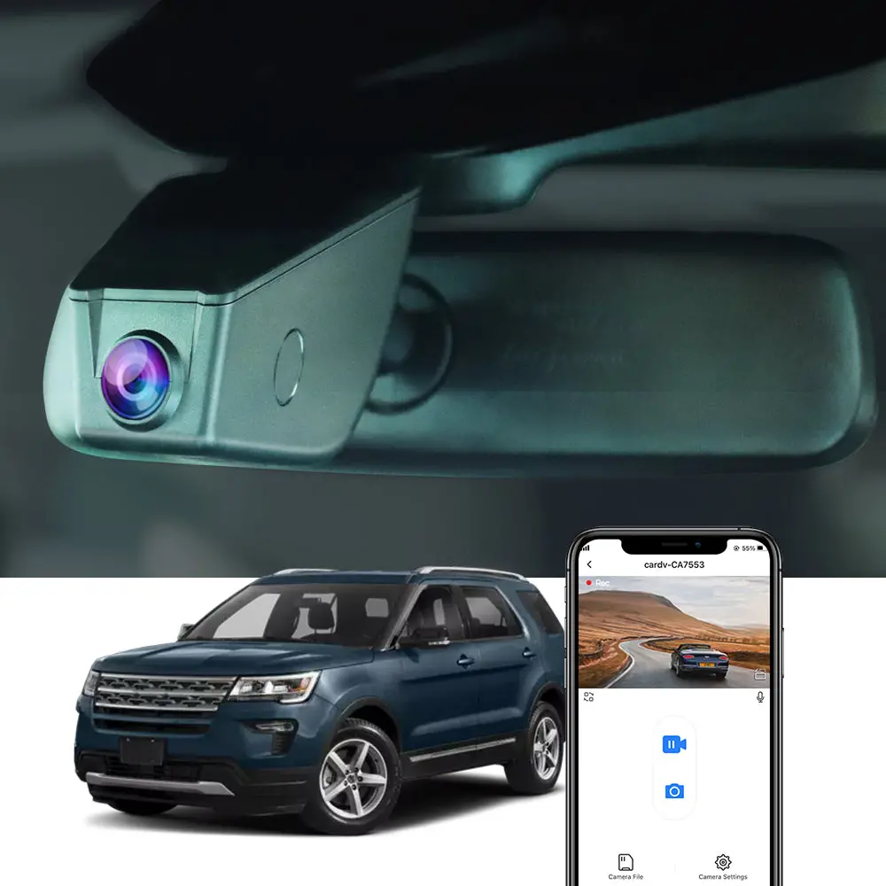 Fitcamx Dash Cam For Ford Explorer 2011 - 2023 1