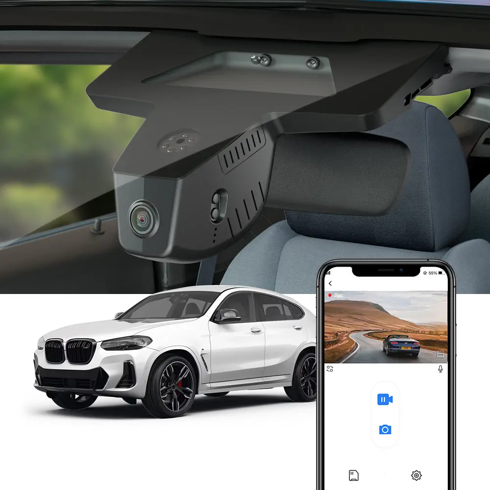 Fitcamx Dash Cam For Bmw X4 (F26 G02) 1