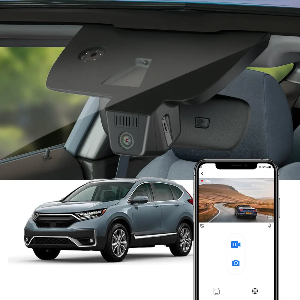 Fitcamx Dash Cam For Honda Cr-V 2017-2022 (5Th Gen) 1