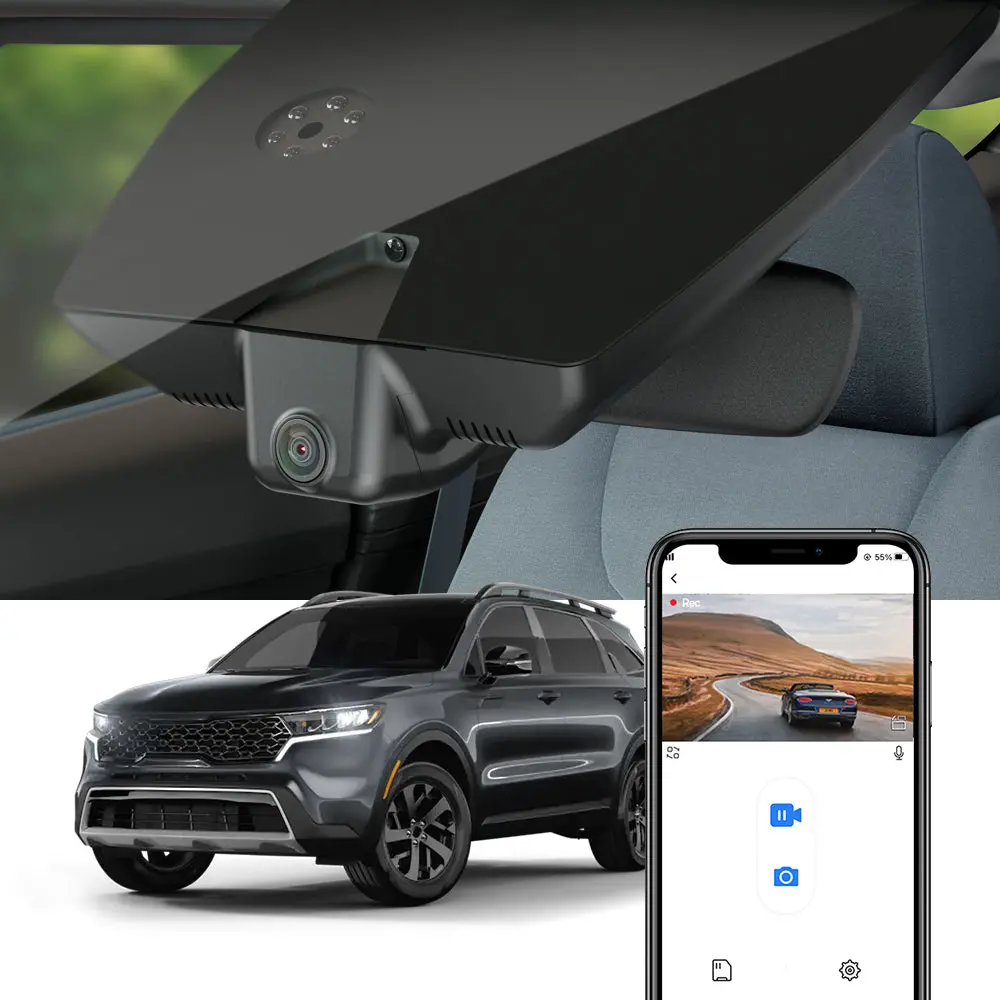 Fitcamx Dash Cam For Kia Sorento 2021-2023 1