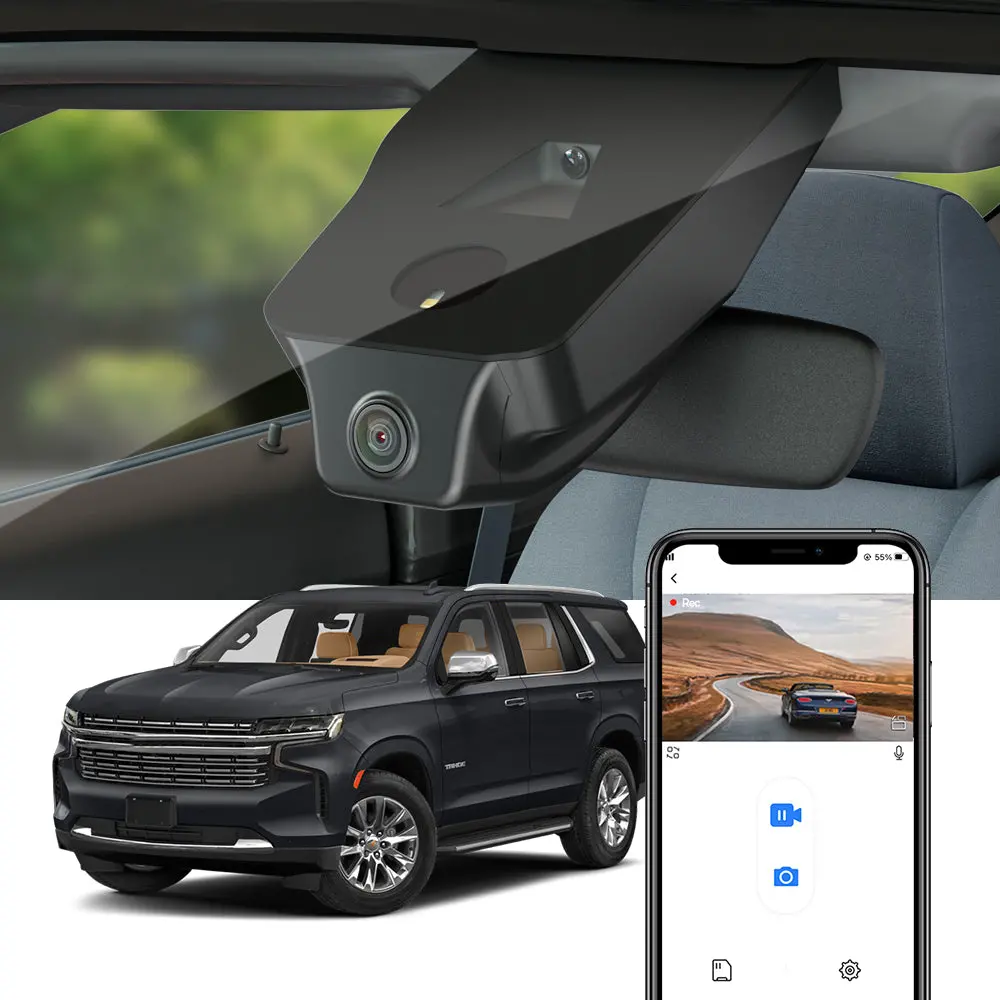 Fitcamx Dash Cam For Chevrolet Chevy Tahoe 2021 - 2026 (5Th Gen) 1