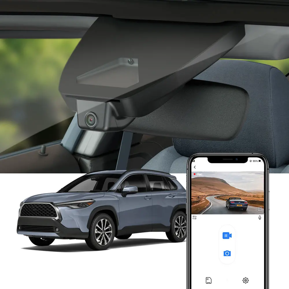 Fitcamx Dash Cam For Toyota Corolla Cross 2022-2026 1