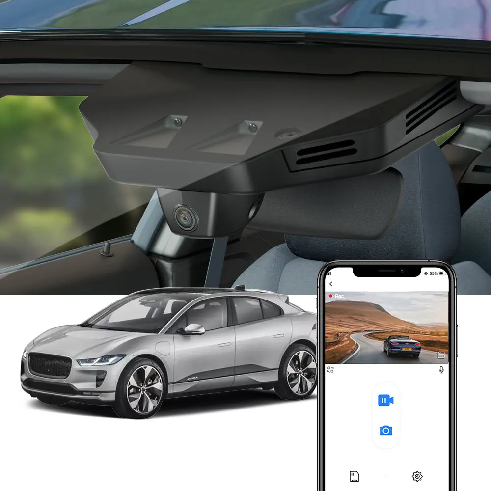 Fitcamx Dash Cam For Jaguar I-Pace 2019-2023 (X590) 1