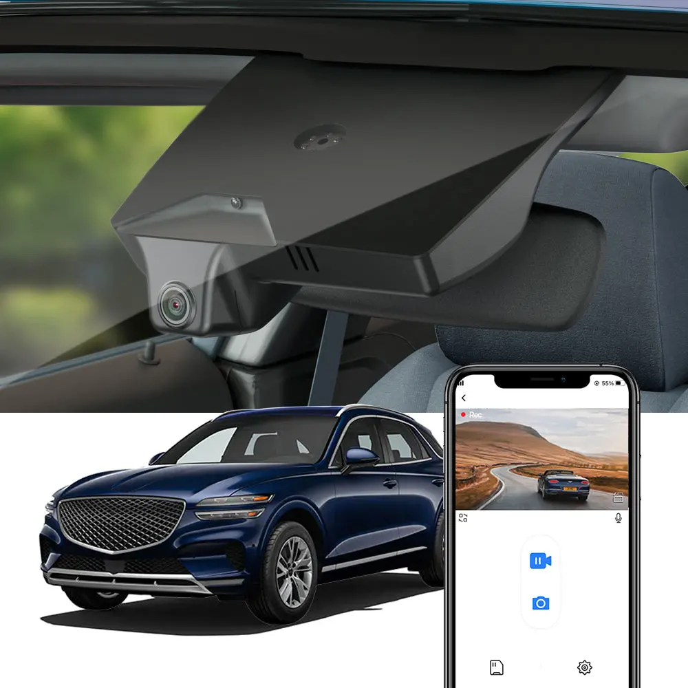Fitcamx Dash Cam For Genesis Gv70 2022 - 2026 1St Gen (Jk1) 1