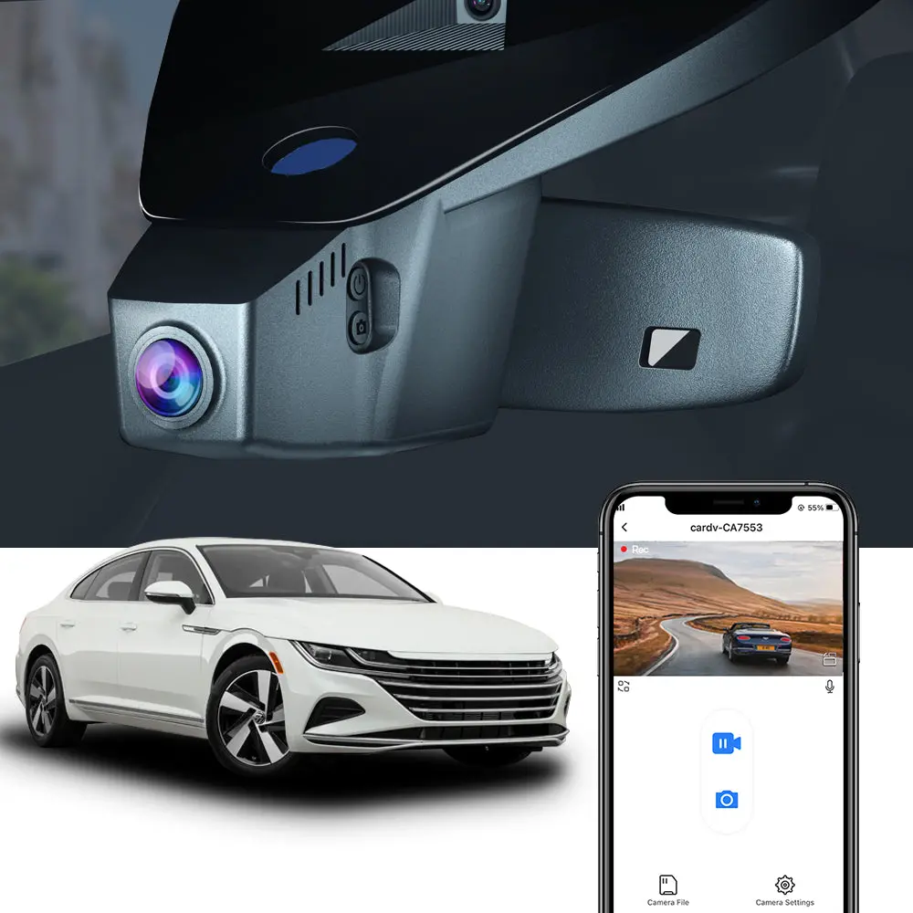 Fitcamx Dash Cam For Volkswagen Arteon 2019-2025 1