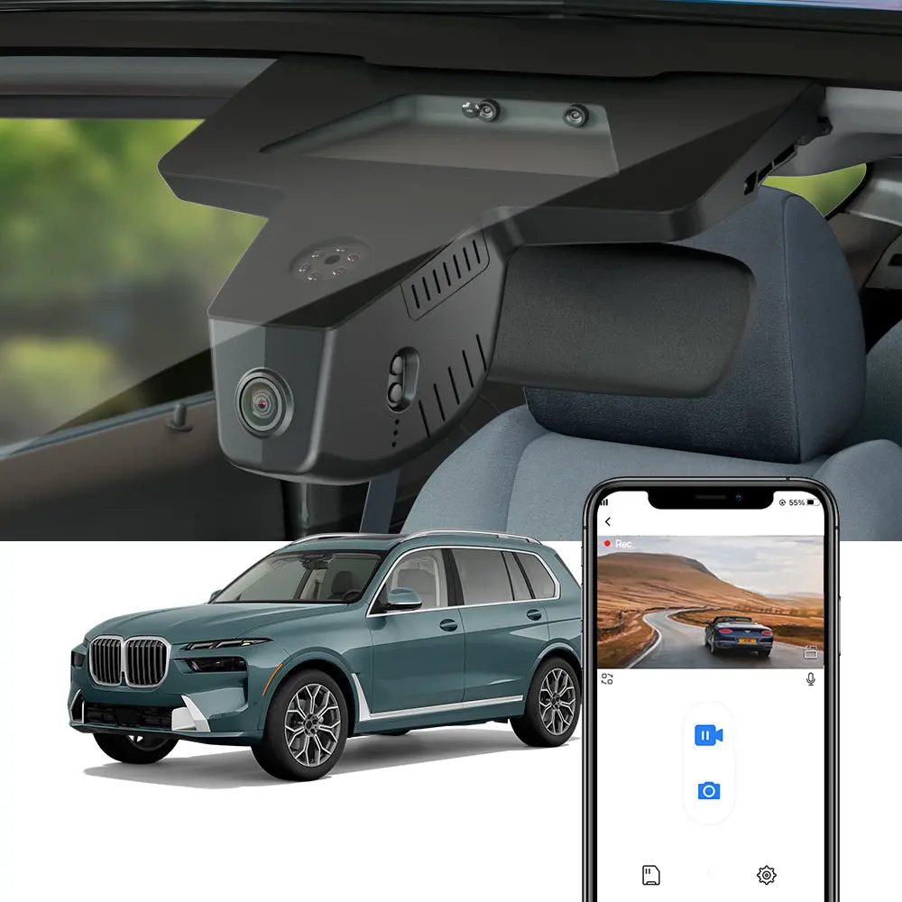 Fitcamx Dash Cam For Bmw X7 G07 (1St Gen) Facelift 2023-2026 1