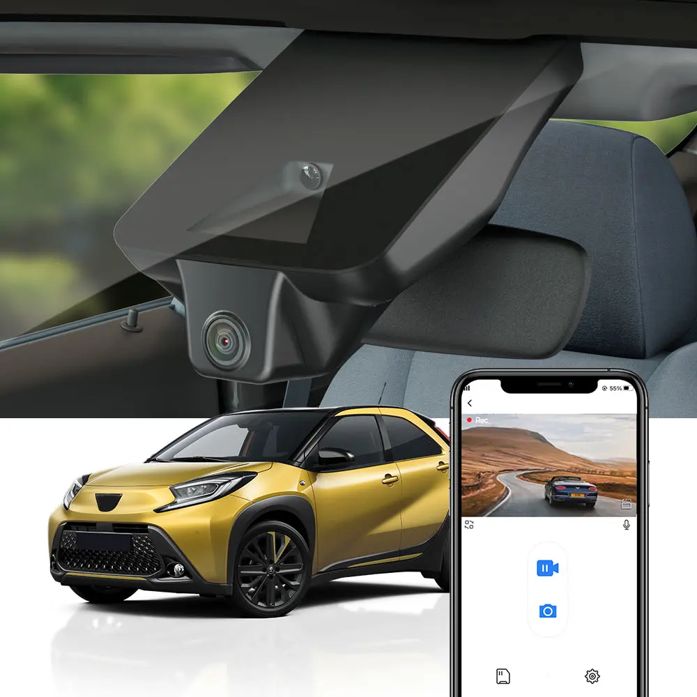 Fitcamx Dash Cam For Toyota Aygo X 2018- 2025 1