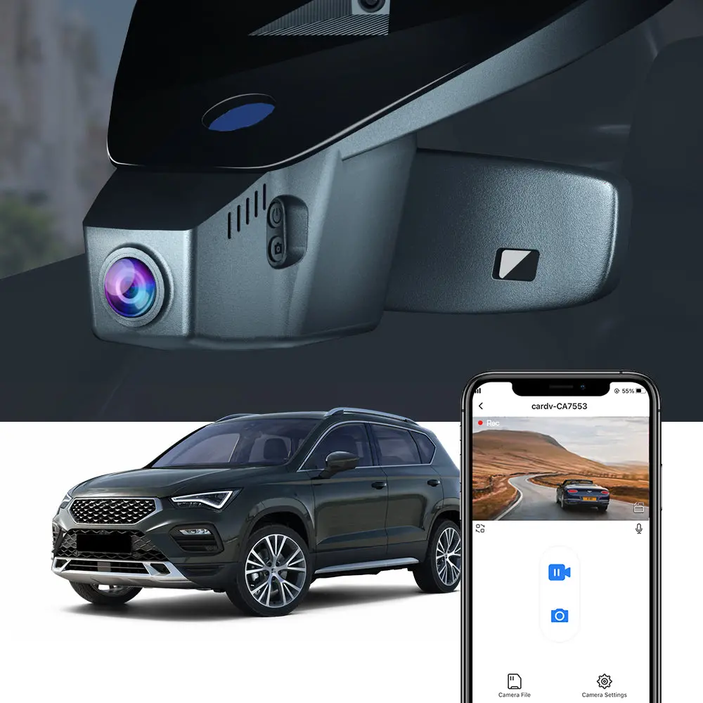 Fitcamx Dash Cam For Seat Ateca 2018-2025 1