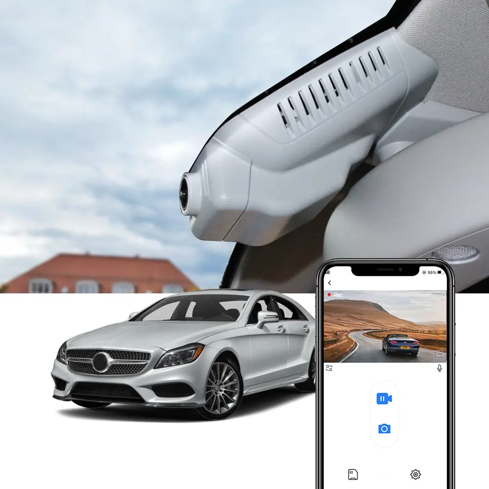 Fitcamx Dash Cam For Mercedes-Benz Cls 2012-2018 W218 (2Nd Gen) 1