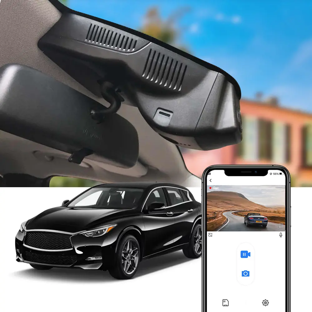 Fitcamx Dash Cam For Infiniti Qx30 1