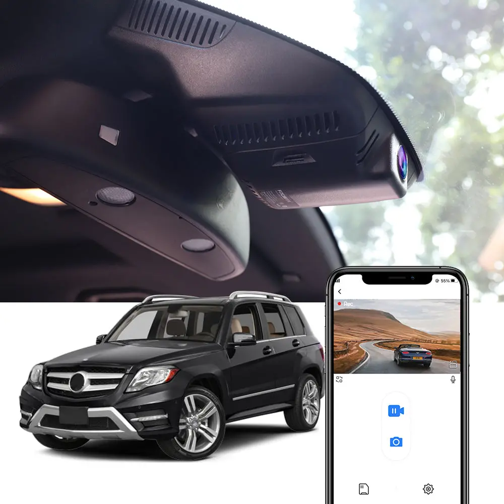 Fitcamx Dash Cam For Mercedes-Benz Glk 2010-2015 (X204) 1