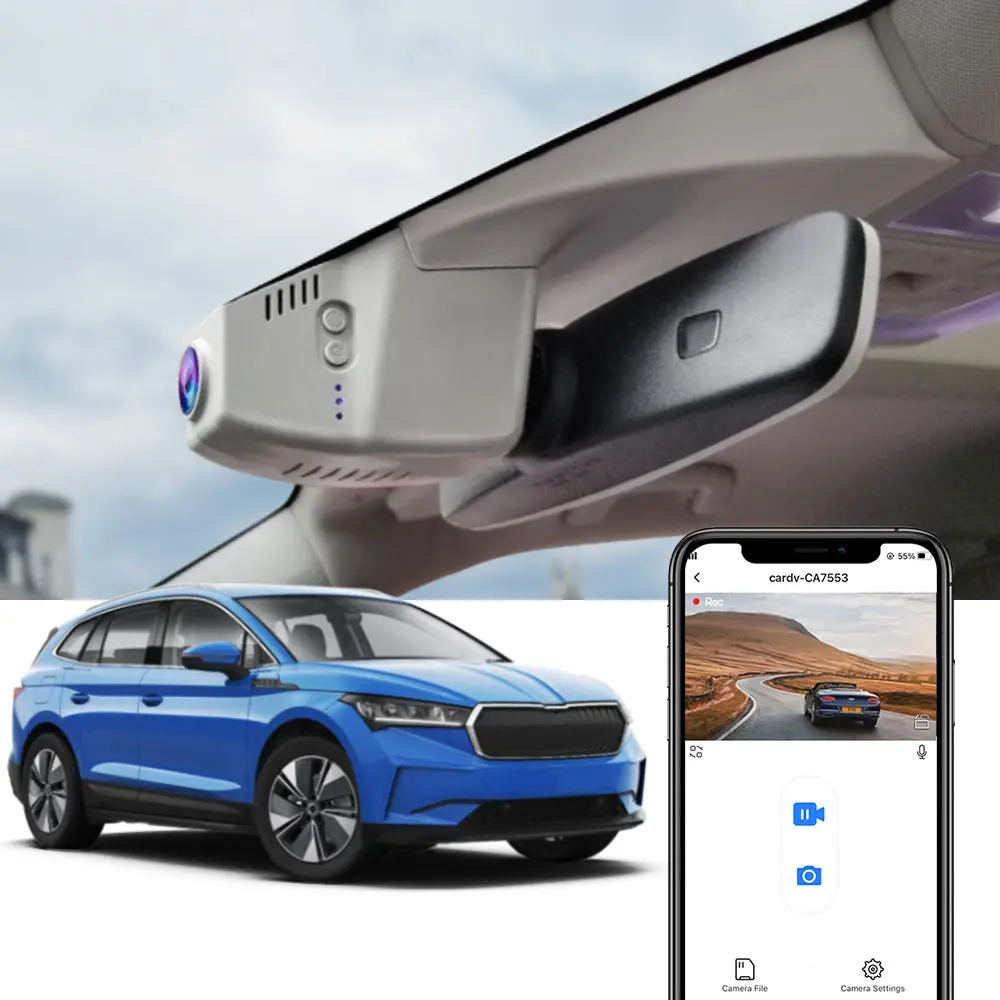 Fitcamx Dash Cam For Skoda Enyaq 2020-2026 1