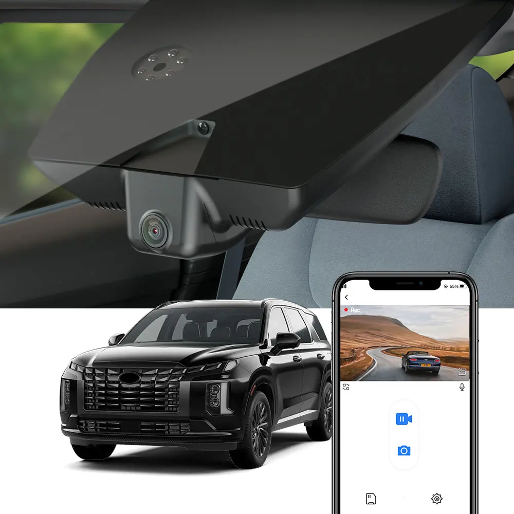 Fitcamx Dash Cam For Hyundai Palisade (Facelift) 2023-2025 1