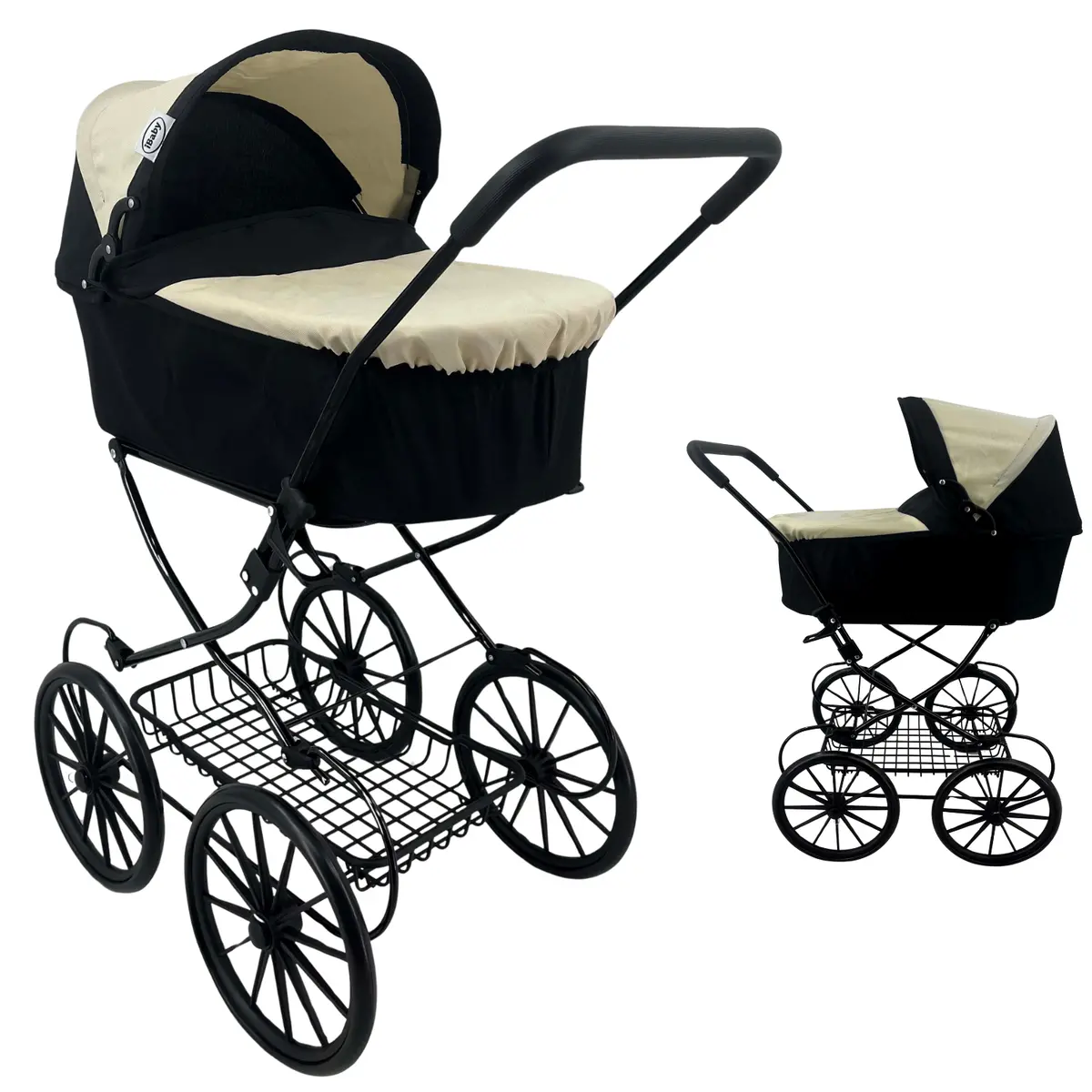 Carriola Para Muñeca Alta Con Bambineto Reversible Y Pegable 10073 Ilitia Ibaby 2