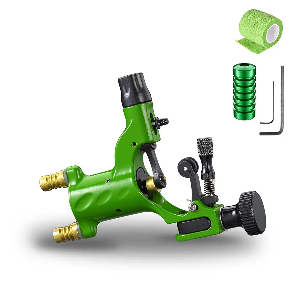 Yescom Rotary Tattoo Machine Tattoo Gun With Grip Tube Shader & Liner 1