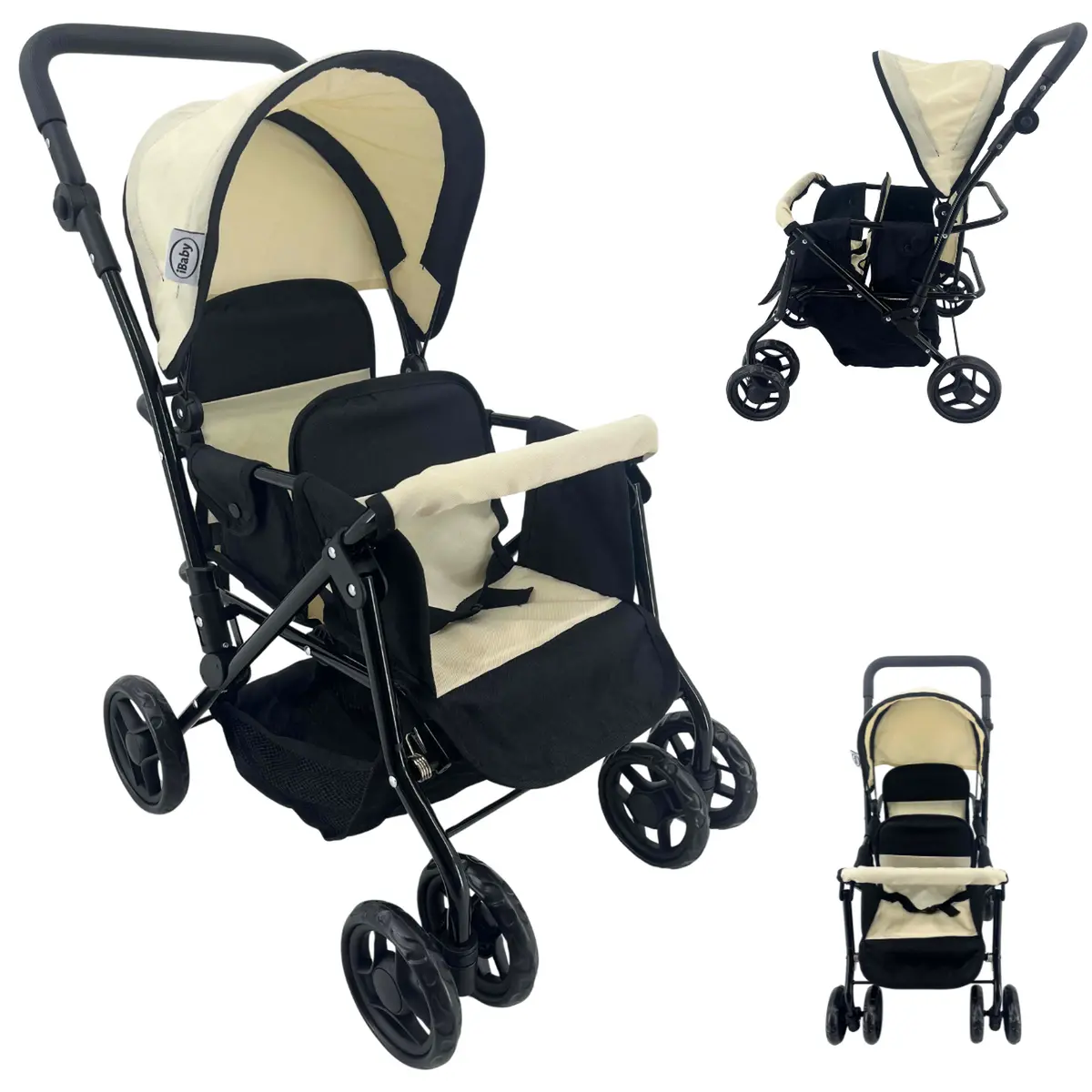 Carriolita De Juguete Doble Chiolatte Duette - Ibaby 1