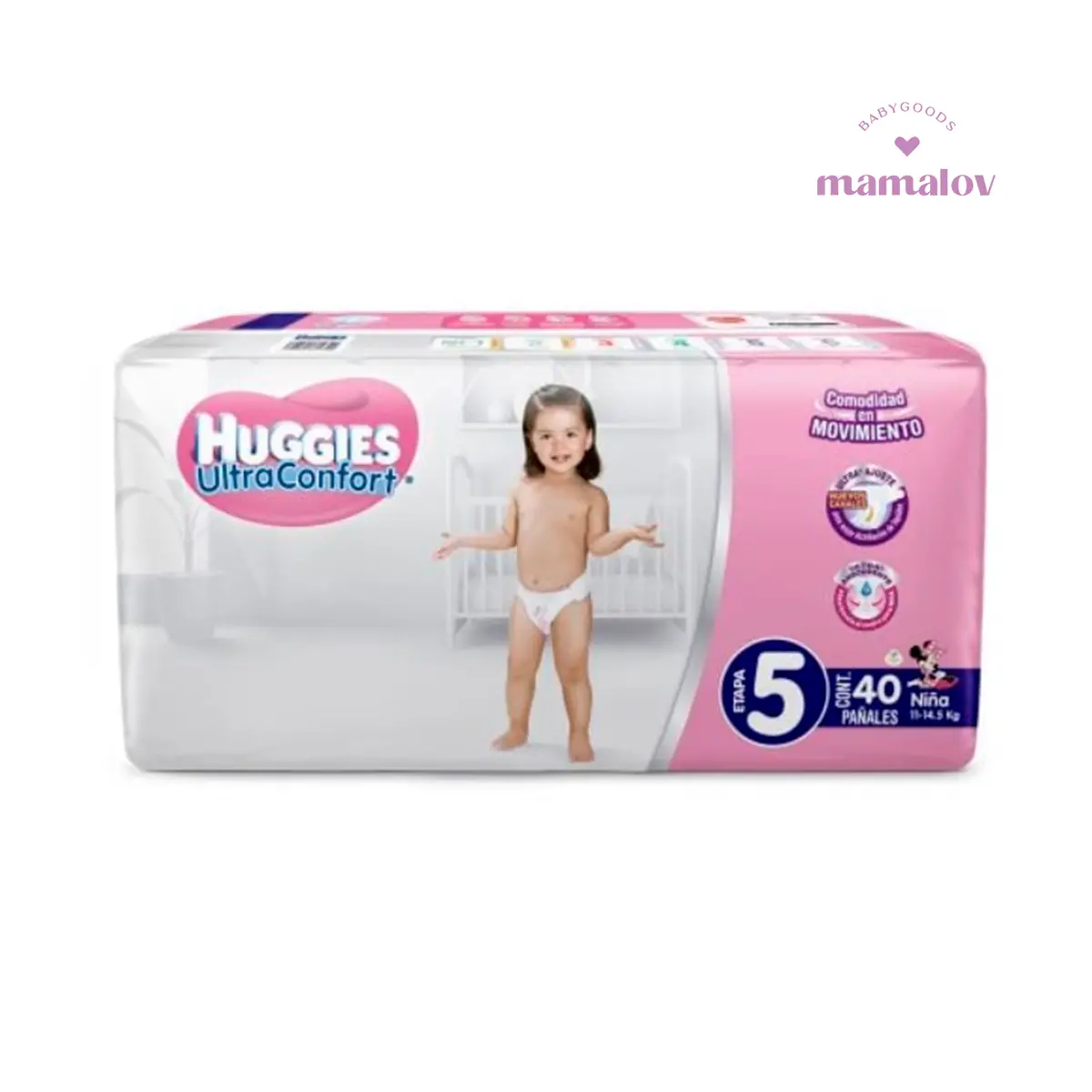 Pañal Ultra Etapa 5 De Niña - 64861 Huggies 1