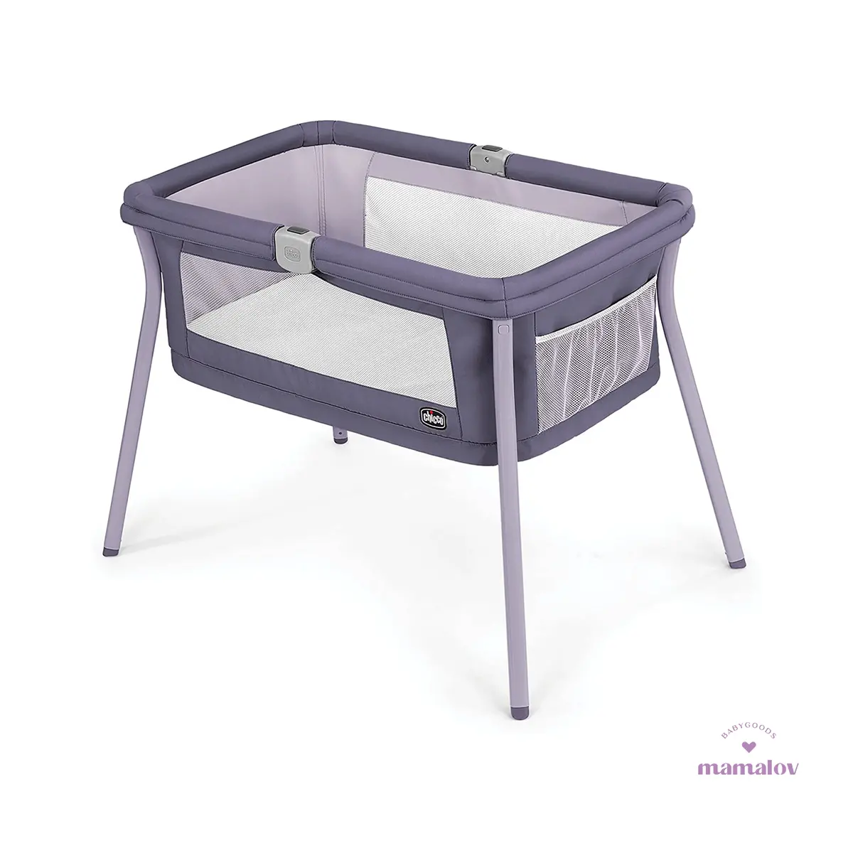 Cuna De Viaje Colecho Lullago Iris Lila Chicco 1