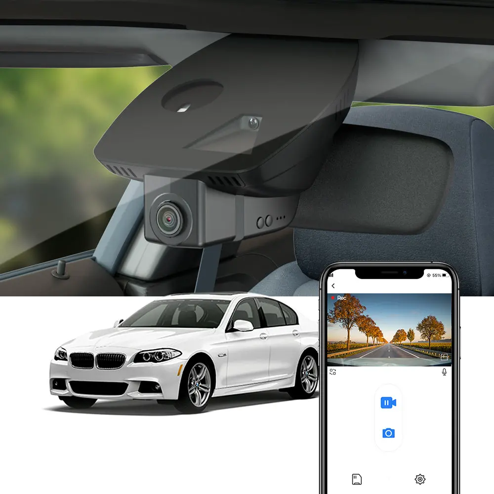 Fitcamx Dash Cam For Bmw F01, F10, F11, F12, E70 (2010-2012) 1
